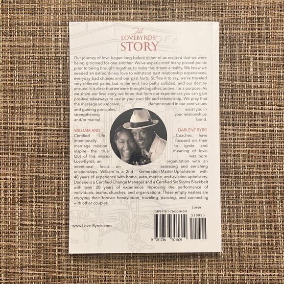 The Lovebyrds’ Story by William and Darlene Byrd Paperback Book - Picture 2 of 3